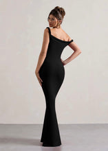 Load image into Gallery viewer, Club London Lita Maxi Dress - Black