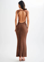 Load image into Gallery viewer, Meshki Jasmyn Maxi Dress - Chocolate