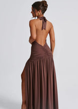 Load image into Gallery viewer, Babyboo Melania Maxi Dress - Chocolate