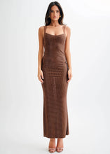 Load image into Gallery viewer, Meshki Jasmyn Maxi Dress - Chocolate