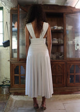 Load image into Gallery viewer, Fait Par Foutch Charlotte Midi Dress - White Polka Dot
