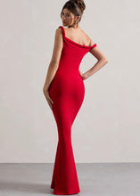 Load image into Gallery viewer, Club London Lita Maxi Dress - Red