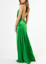 Load image into Gallery viewer, FOR SALE: Michelle Mason Strappy Wrap Gown - Green