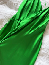 Load image into Gallery viewer, FOR SALE: Michelle Mason Strappy Wrap Gown - Green
