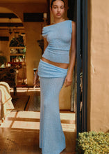 Load image into Gallery viewer, Meshki Boucle Knit Set - Light Blue
