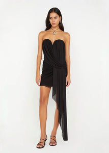 Bec + Bridge Danka Strapless Mini Dress - Black  outfit hire nz