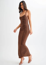 Load image into Gallery viewer, Meshki Jasmyn Maxi Dress - Chocolate
