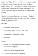 Load image into Gallery viewer, FOR SALE: Dear Frankie Lucia Maxi Set - Saffron
